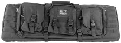 Bulldog 2-Rifle BDT Tactical Nylon Double Gun Case, Black