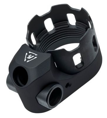 Strike Industries Tribus Enhanced Castle Nut & End Plate, Black