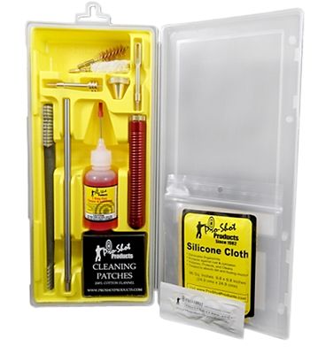 Pro-Shot Classic Box Kit for .45 Cal Pistols, Yellow, Plastic Case