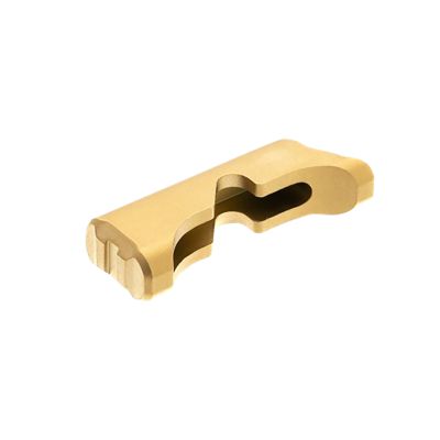 Tyrant CNC Extended Magazine Release for Springfield Echelon, Gold, PVD, Steel