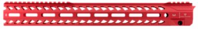 Strike Industries STRIKERAIL Strike Rail for AR-15, 17 in., M-LOK, Red, Aluminum
