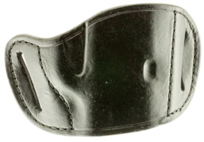 Bulldog Molded OWB Holster for Browning Hi-Power, Kahr P45, Right Hand, Black, Leather