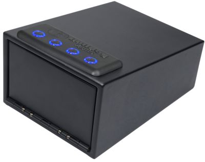 Bulldog Access Code/Key Entry Magnum LED Powder-Coat Steel Quick Vault, 11.5 in. x 8 in. x 5.5 in., Black