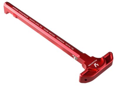 Strike Industries Latchless Charging Handle for AR-15, Red Anodized, Aluminum