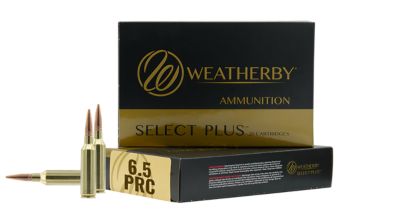 Weatherby Select Plus 6.5 PRC 124-Grain Hammer Custom Rifle Ammunition, 20 Rounds