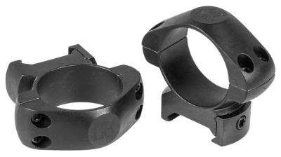 Konus Steel Rings, 30mm Tube, Medium, 0 MOA, Picatinny/Weaver, Matte Black, Steel Alloy