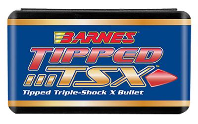 Barnes Bullets Tipped TSX .30 Caliber 130-Grain TTSX Boat Tail Reloading Rifle Bullets, 50 Rounds