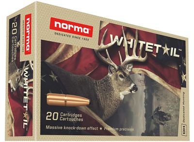 Norma Ammunition Dedicated Hunting Whitetail 7mm Remington Mag 150-Grain Pointed Soft Point Rifle Ammunition, 20 Rounds