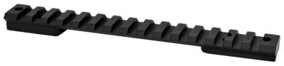 Warne Vapor Picatinny Rail for Howa 1500/Weatherby Vanguard Except Weatherby MK V, Black, Aluminum, Long Action, 20 MOA