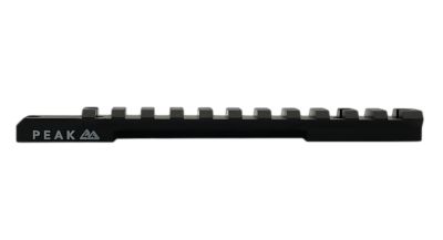 Weatherby Peak 44 Picatinny Rail for Weatherby Mark V, Black, Aluminum, Picatinny Rail/Weaver Mount, Standard 6-Lug Action