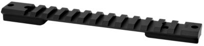 Warne Bergara Premier Picatinny Rail for HS Precision/Bergara Premier/Remington 700 Long Action, Black Anodized, 0 MOA