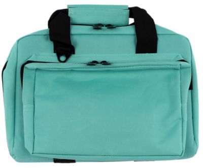 US PeaceKeeper Water-Resistant Polyester Mini Range Bag with 8 Mag Pockets, Robin's Egg Blue