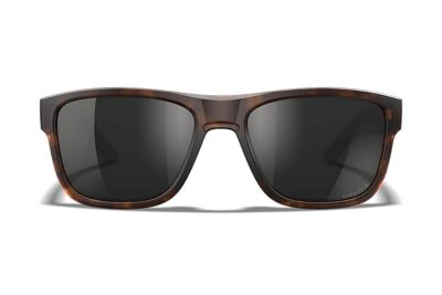 Wiley X Adult Ovation Polycarbonate Shooting Glasses, Black Mirror/Matte Tortoise