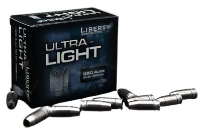 Liberty Ammunition Ultra-Light .380 ACP 50-Grain Handgun Ammunition, 20 Rounds