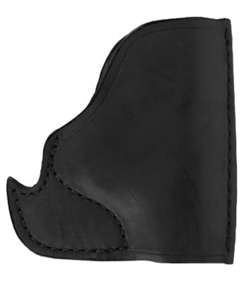 Bulldog Inside The Pocket Holster for Micro Pistols 22/25/380, Ruger LCP/Walther PPK, Ambidextrous, Black, Leather