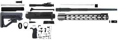 TacFire AR Build Kit for AR-10, 308 Win, 5/8 in. x 24 Thread, Black Nitride, SSRK308LPK18BN