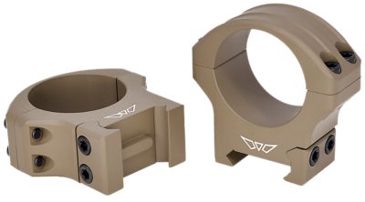 Warne HyperLite Scope Rings, 34mm Tube, Low, Maxima/Weaver/Picatinny, Dark Earth Cerakote, MagnaFusion Alloy