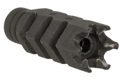 Advanced Technology Shark Muzzle Brake for AR-15, 223 Rem/5.56 NATO, 1/2 in. x 28 Thread, Black, Oxide, Steel