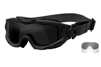 Wiley X Spear Safety Goggles, Smoke Gray/Matte Black