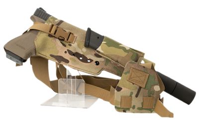 Cole-tac Varmint Wrangler XL Chest Pistol Holster for 0.22 Pistols, Right Hand, MultiCam
