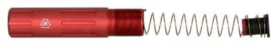 Strike Industries Buffer Tube for AR-Pistol Platform, Red Anodized, Aluminum