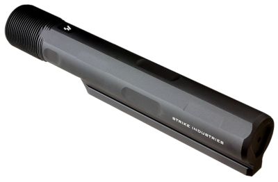 Strike Industries Advanced Receiver Extension for AR-15/AR-10, Black Anodized, Aluminum