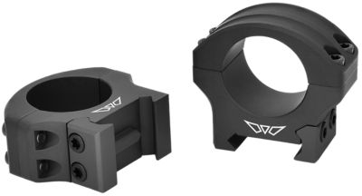 Warne HyperLite Scope Rings, 1 in. Tube, Low, Maxima/Weaver/Picatinny, Matte Black, MagnaFusion Alloy