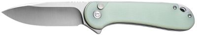 Civivi Knives 2.96 in. Elementum II EDC Folding Knife, Drop Point, Stain, Nitro-V Steel Blade, Natural G10 Handle