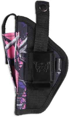 Bulldog Extreme OWB Holster for Ruger LCP, Ambidextrous, Muddy Girl Camo, Nylon
