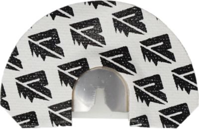 Riven Elkasus Small Dome Elk Diaphragm Call, Black/White