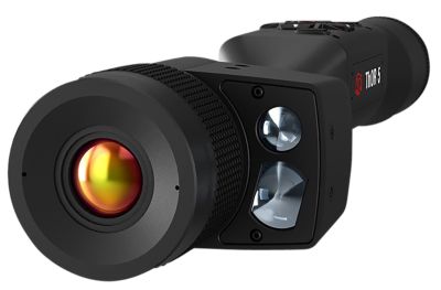ATN 2-16x Thor 5 640 LRF Thermal Rifle Scope, Smart Mil Dot Reticle, 640x480, Anodized, Zoom, 12 Microns, 60 fps, Black