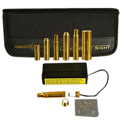 AimSHOT Laser Bore Sight Rifle Kit, Universal Rifle Calibers, Brass
