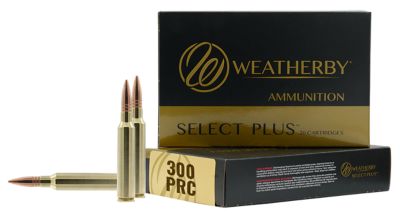 Weatherby Select Plus .300 PRC 205-Grain Jacketed Hollow Point Rifle Ammunition, 20 Rounds