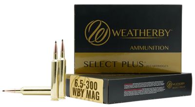 Weatherby Select Plus 6.5-300 Weatherby Mag 127-Grain Barnes LRX Lead Free Rifle Ammunition, 20 Rounds