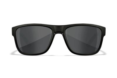 Wiley X Adult Ovation Polycarbonate Shooting Glasses, M/L, Smoke Gray/Matte Black