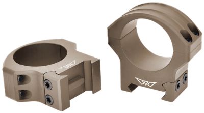Warne HyperLite Scope Rings for Tikka, 1 in. Tube, Picatinny/Weaver/Maxima, Dark Earth Cerakote, MagnaFusion Alloy