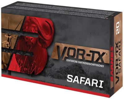 Barnes Bullets VOR-TX Safari .375 H&H Magnum 300-Grain Barnes TSX Flat Base Rifle Ammunition, 20 Rounds
