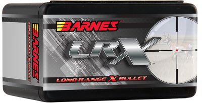 Barnes Bullets LRX Long-Range 6.5 Creedmoor 127-Grain LRX Boat Tail Reloading Rifle Bullets, 50 Rounds