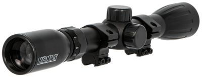 Konus 3-9x 32mm KonusFire Rifle Scope, 1 in. Tube, 30/30 Reticle, Includes Mounting Rings, Matte Black