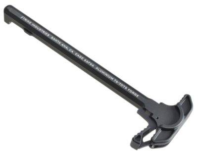 Strike Industries Extended Latch Charging Handle for AR-15, Black, Anodized Aluminum