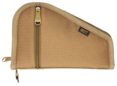 Bulldog 9 in. x 6 in. Deluxe Water-Resistant Pistol Case with Pocket and Sleeve, Tan