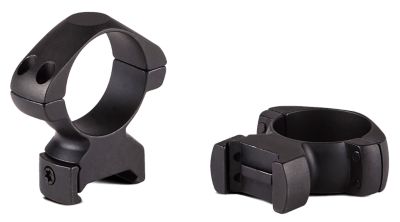 Konus Steel Rings, 1 in. Tube, Low, 0 MOA, Matte Black