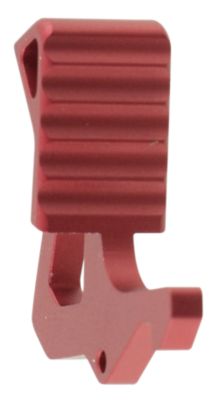 Strike Industries Charging Handle for AR-Platform, Red, Aluminum
