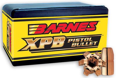Barnes Bullets .44 Remington Mag 225-Grain XPB Reloading Rifle Bullets, 20 Rounds