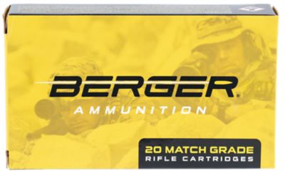 Berger Bullets Target 6.5 Creedmoor 140-Grain Hybrid Rifle Ammunition, 20 Rounds