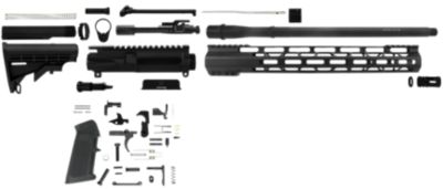 TacFire AR Build Kit for AR-Platform, 300 Blackout, 1/2 in. x 28 Thread, Black Nitride