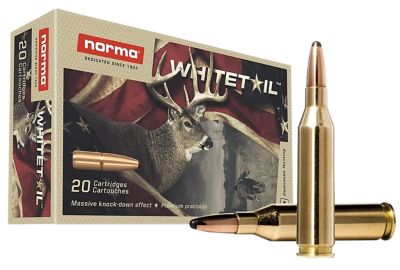 Norma Ammunition Dedicated Hunting Whitetail .243 Win 100-Grain Pointed Soft Point Rifle Ammunition, 20 Rounds