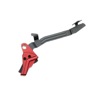Tyrant CNC I.T.T.S Trigger for Glock 43/43x/48, Red/Black, Aluminum/Steel