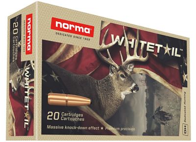 Norma Ammunition Dedicated Hunting Whitetail 6.5 Creedmoor 140-Grain Pointed Soft Point Rifle Ammunition, 20 Rounds