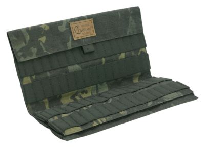 Cole-tac 6mm Multi-Cam Ammo Novel Storage System, Holds 120 Rounds, Black Camo